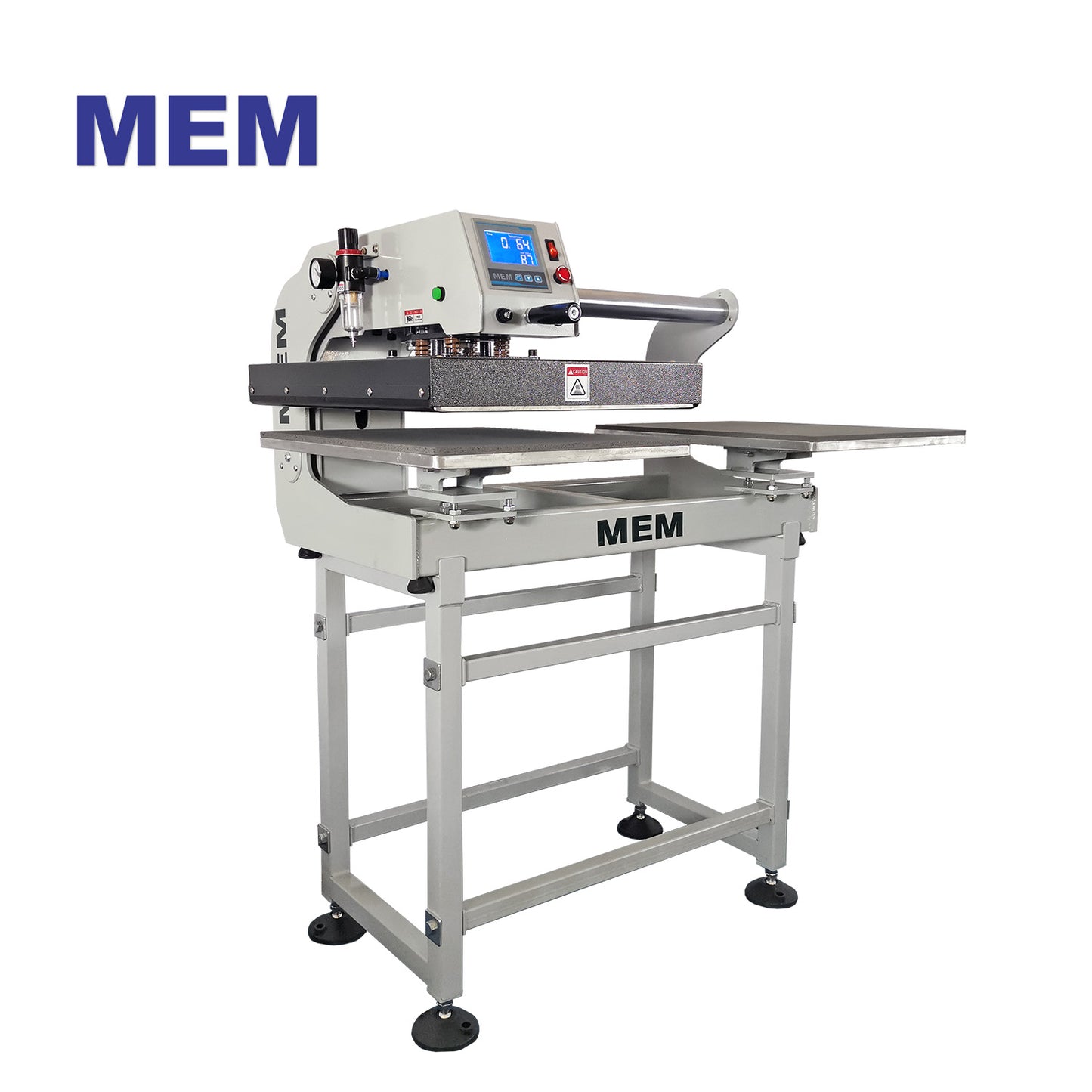 DTF 16" x 20" Semi-Automatic Pneumatic Double Station Heat Press with Laser Positioning System