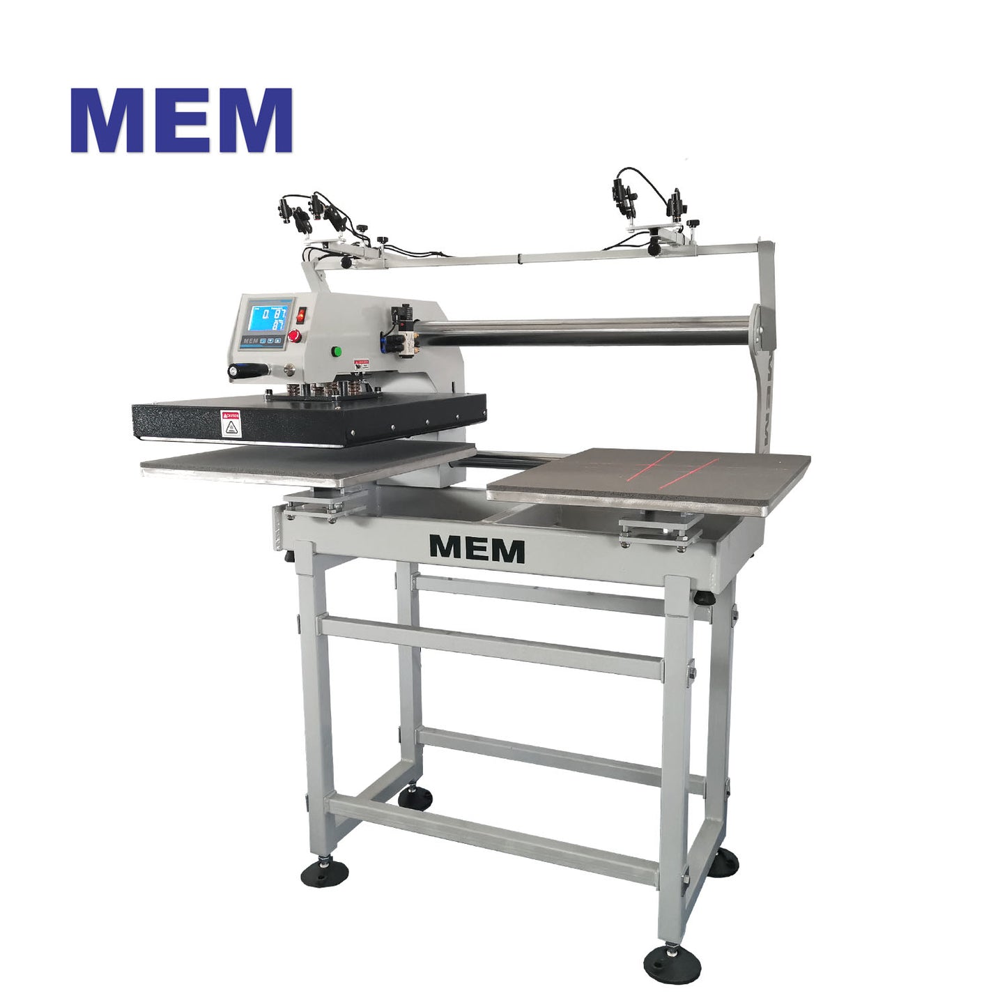 DTF 16" x 20" Semi-Automatic Pneumatic Double Station Heat Press with Laser Positioning System